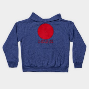 No Satisfraction • Montessori Method • Red Fraction Circle Kids Hoodie